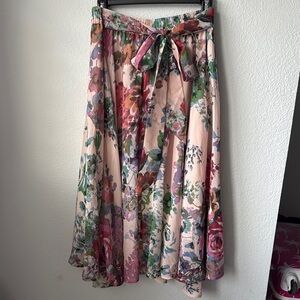 Floral Print Women's Skirt